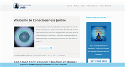 Desktop Screenshot of consciousnessjunkie.com